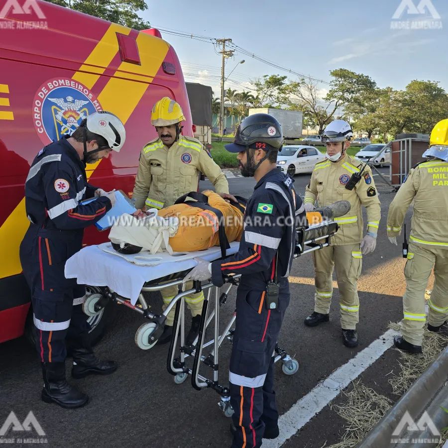 Acidente no Contorno Norte deixa seis feridos