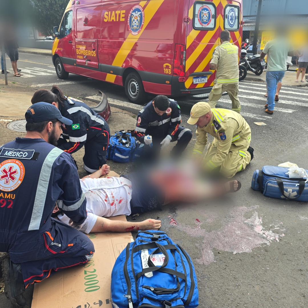 Motorista invade preferencial e causa acidente grave na Avenida Alziro Zarur