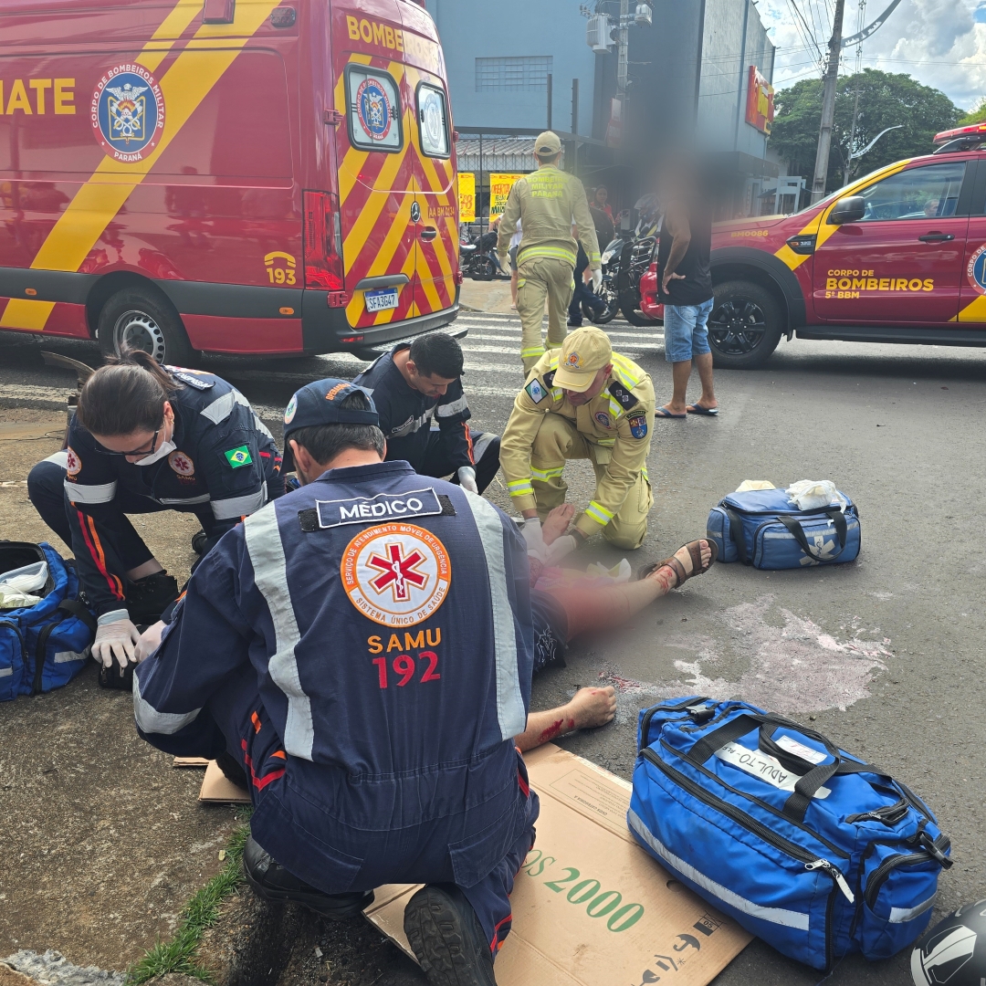 Motorista invade preferencial e causa acidente grave na Avenida Alziro Zarur