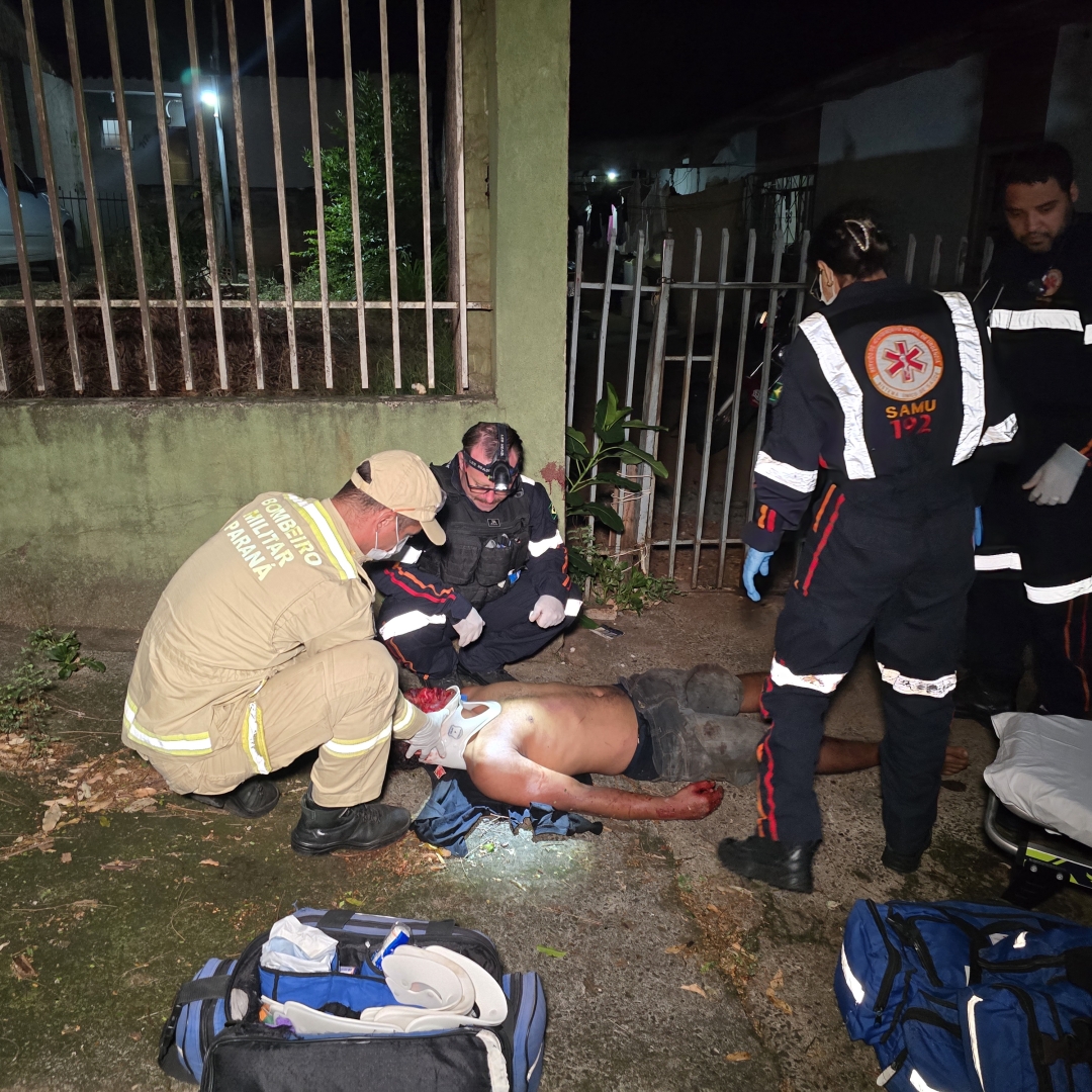 Homem é entubado após ser brutalmente agredido com martelo