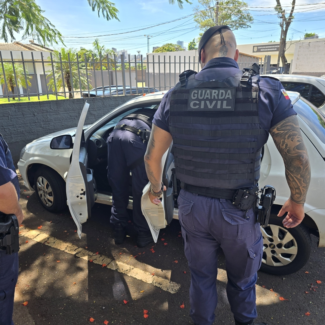 Carro furtado em 2018 é recuperado pela Guarda Municipal de Maringá