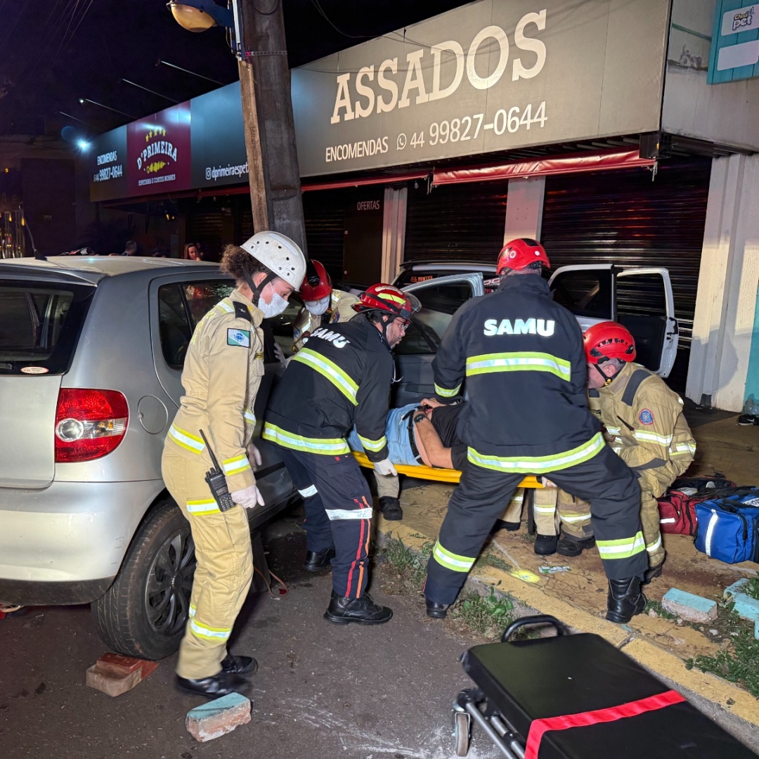 Homem fica ferido ao sofrer acidente na Avenida São Judas Tadeu