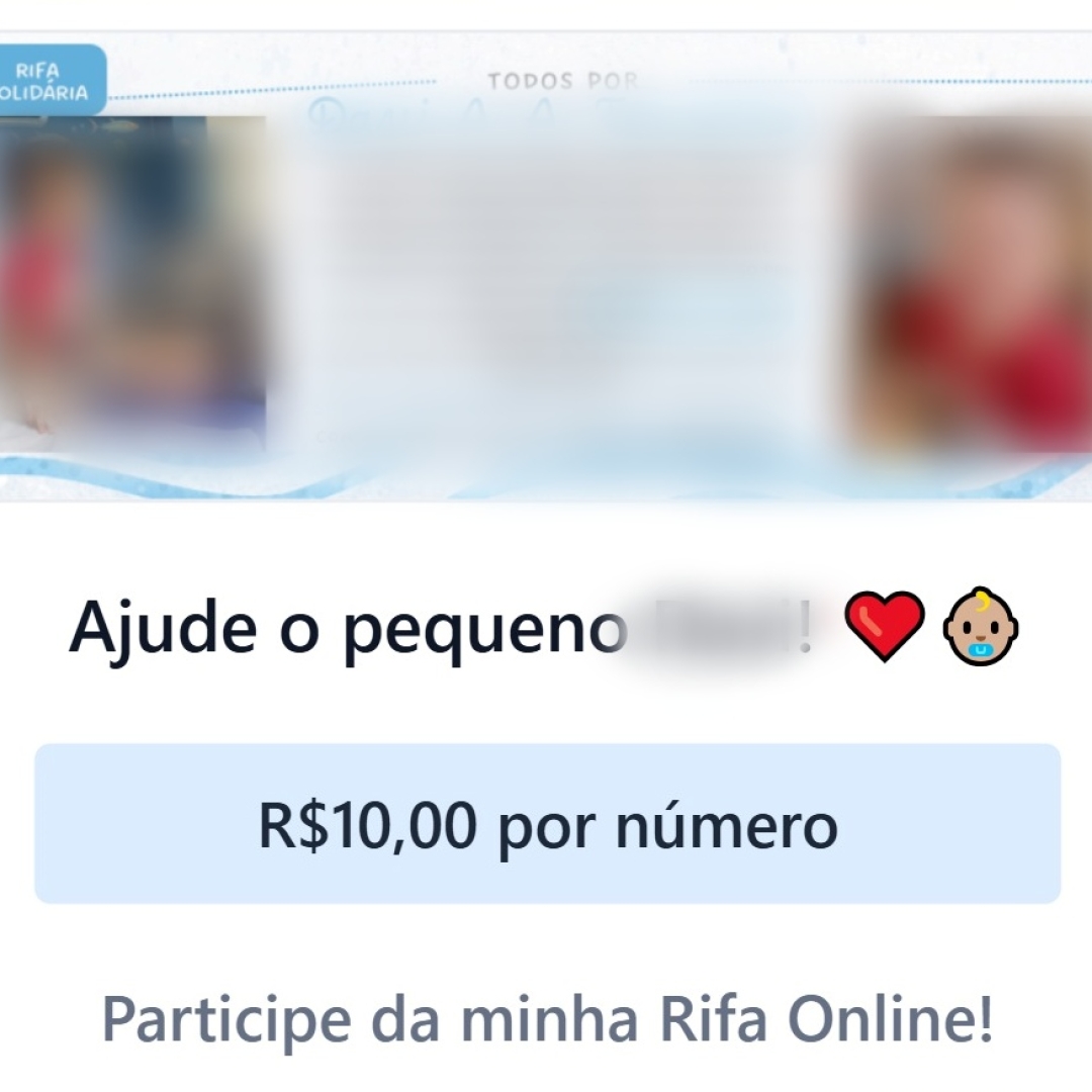 Conselho Tutelar descobre mãe que fazia rifa falsa para arrecadar dinheiro para suposta cirurgia do filho