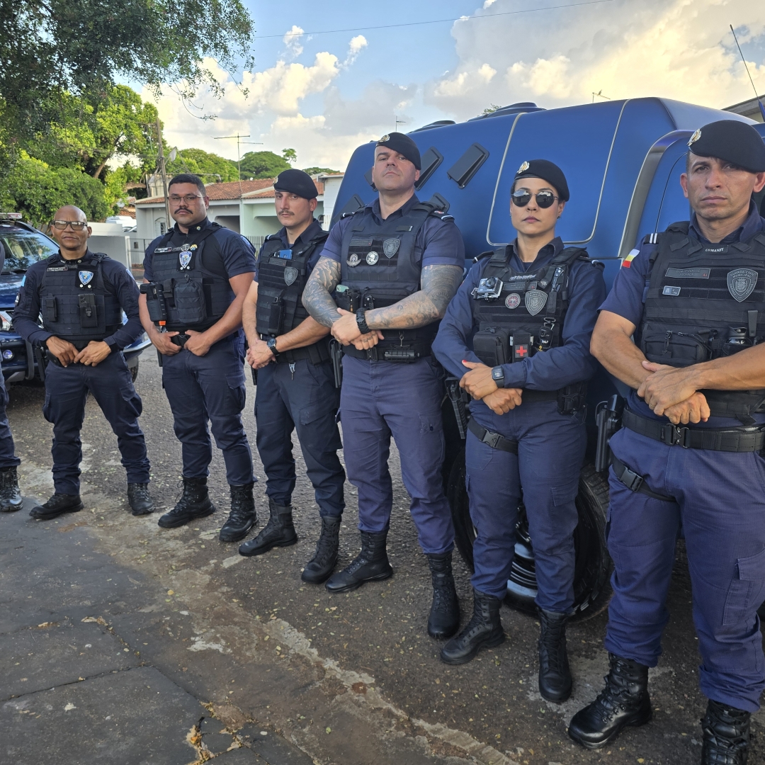 Homem exibe arma de airgun e acaba abordado em uma integração das Guardas Municipais de Sarandi e Maringá