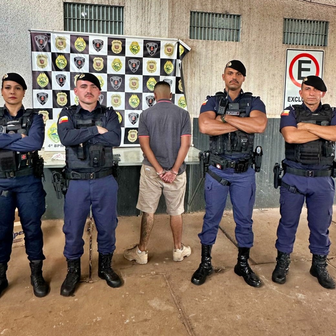 Guarda Municipal de Maringá prende rapaz com munições de pistola