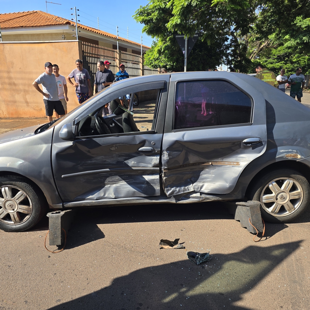 Homem cruza preferencial e causa acidente grave no Jardim Alvorada