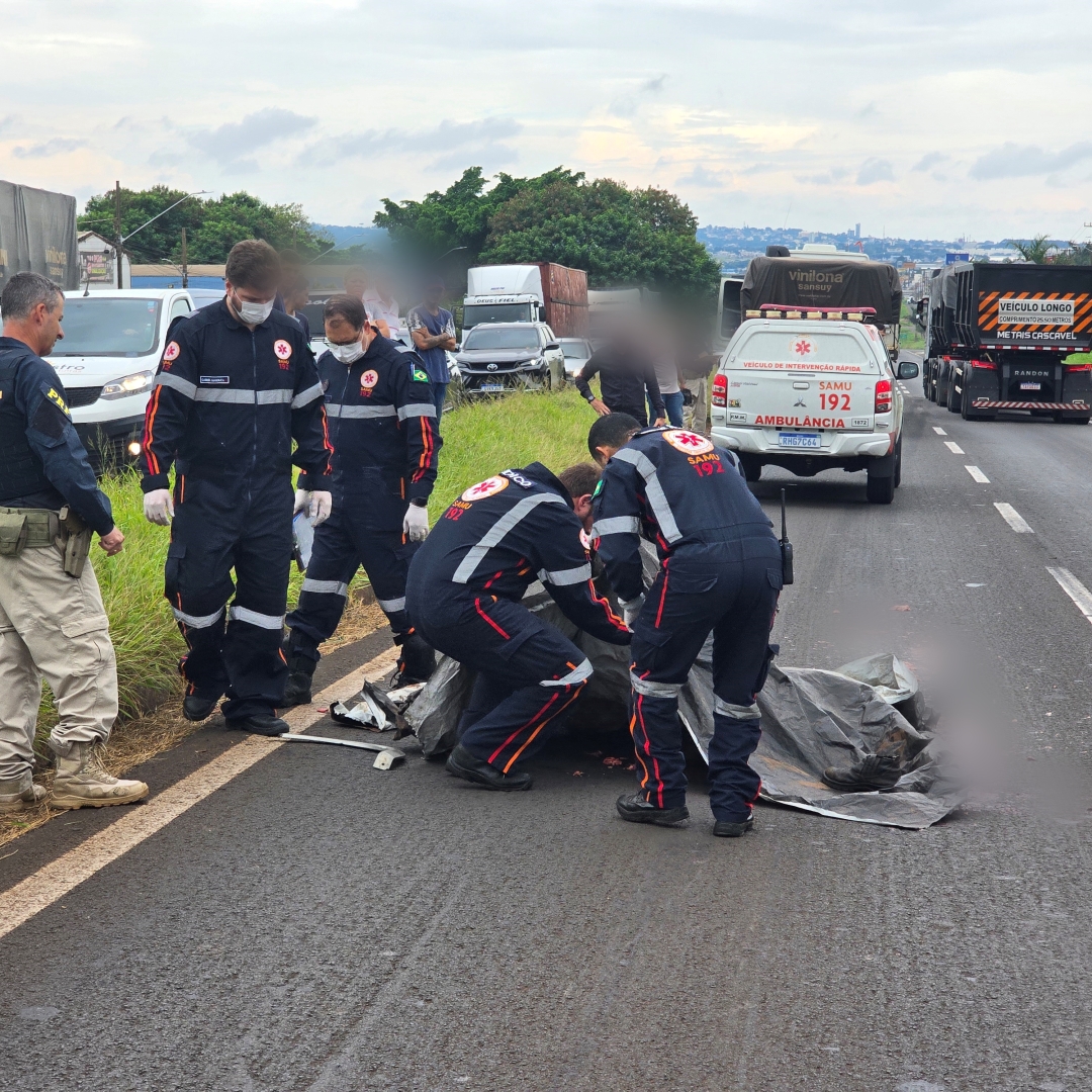 Homem de 52 anos morre atropelado por caminhão na rodovia de Sarandi