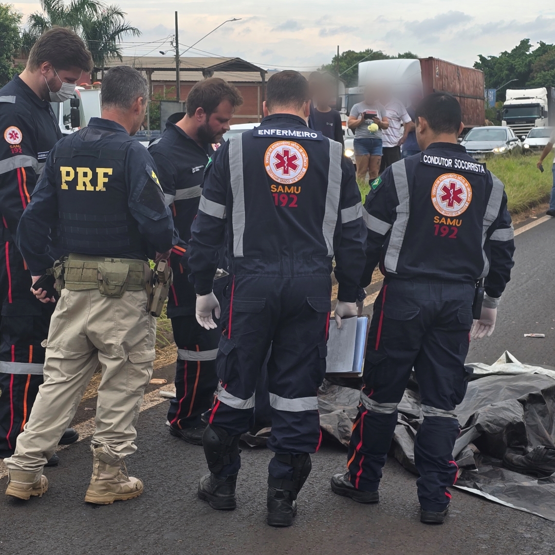 Homem de 52 anos morre atropelado por caminhão na rodovia de Sarandi