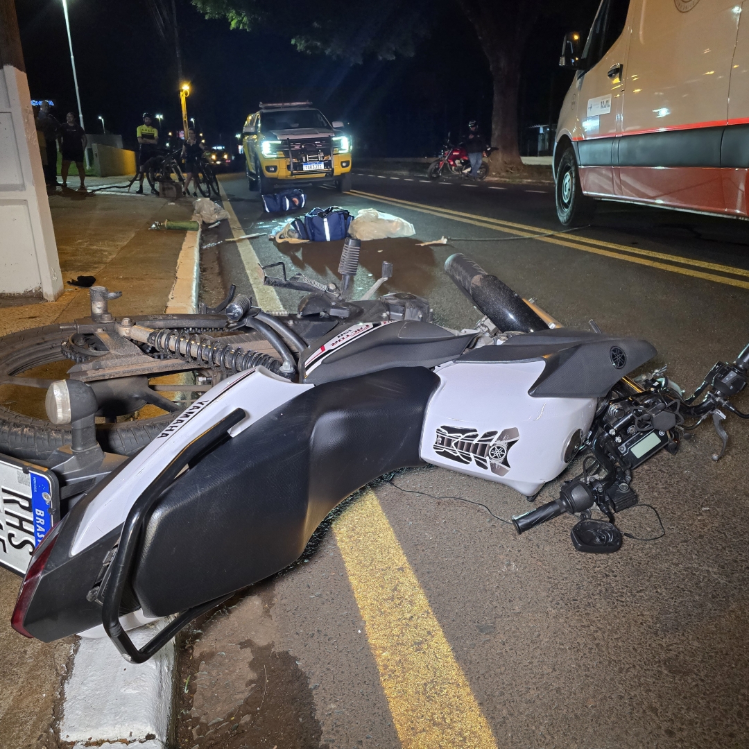 Ciclista é reanimado após sofrer acidente gravíssimo em Maringá