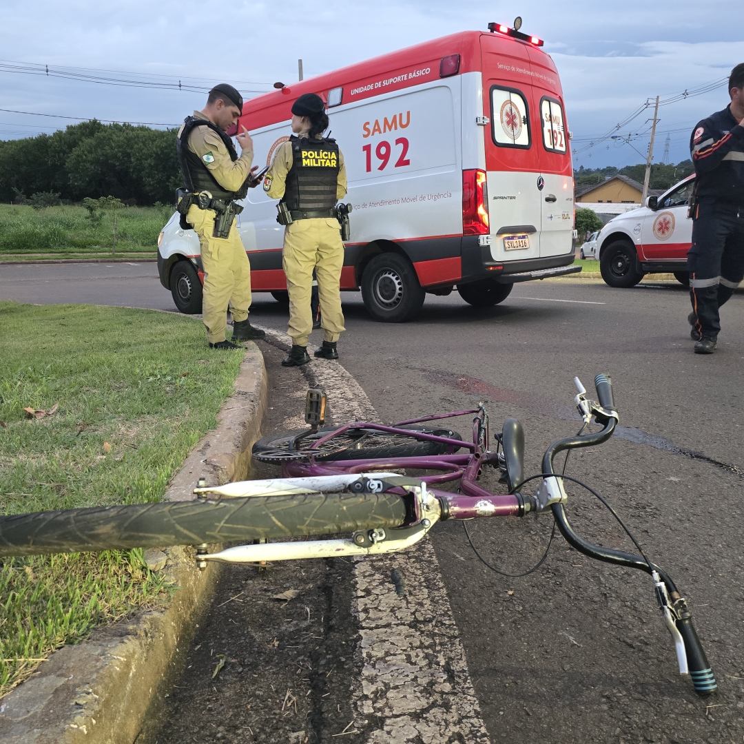 Ciclista que sofreu acidente na semana passada morre no hospital