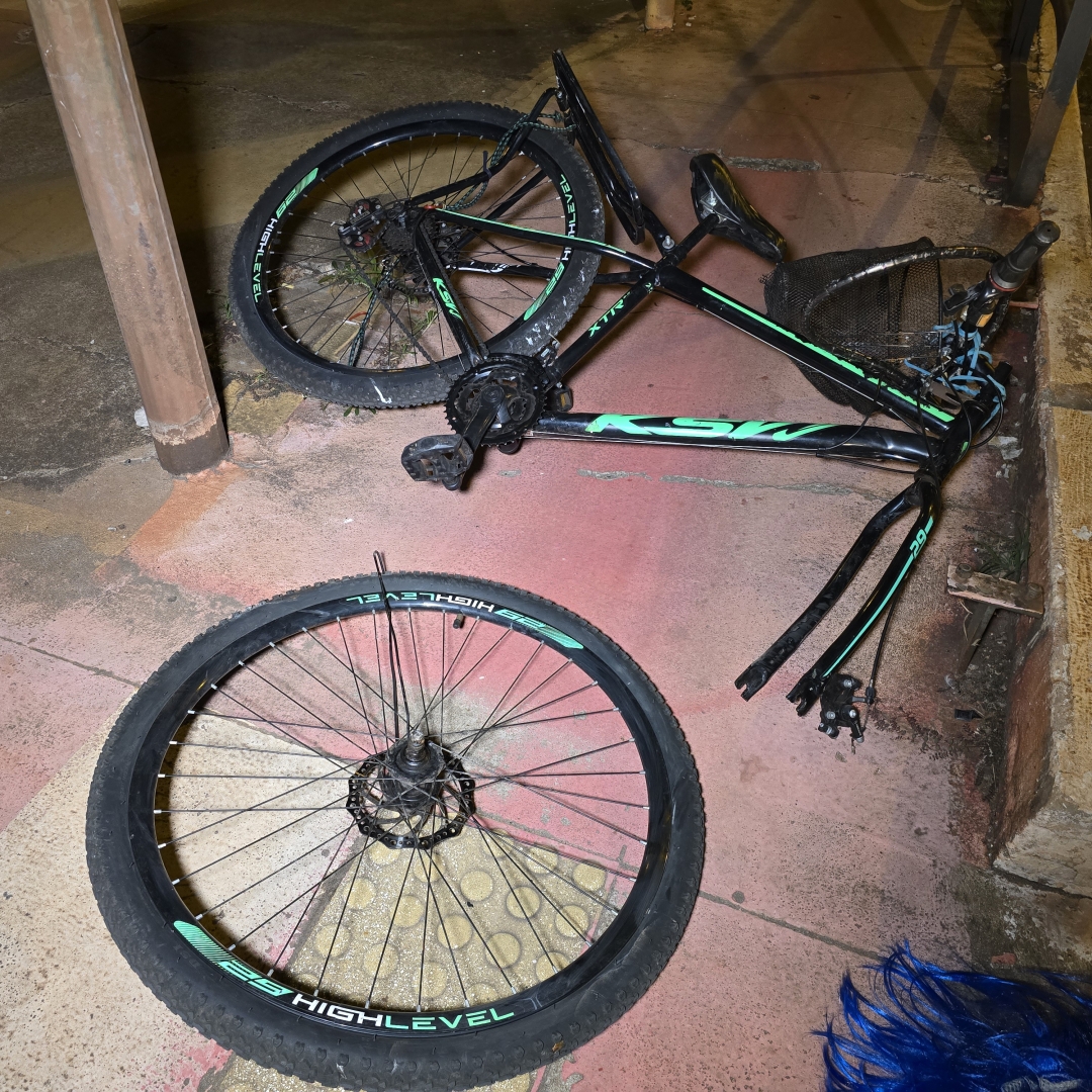 Ciclista atropelado por adolescente recebe alta do hospital