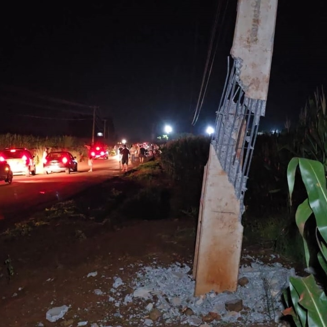 Motociclista morre ao ser atropelado pelo tio em acidente registrado em Mandaguaçu