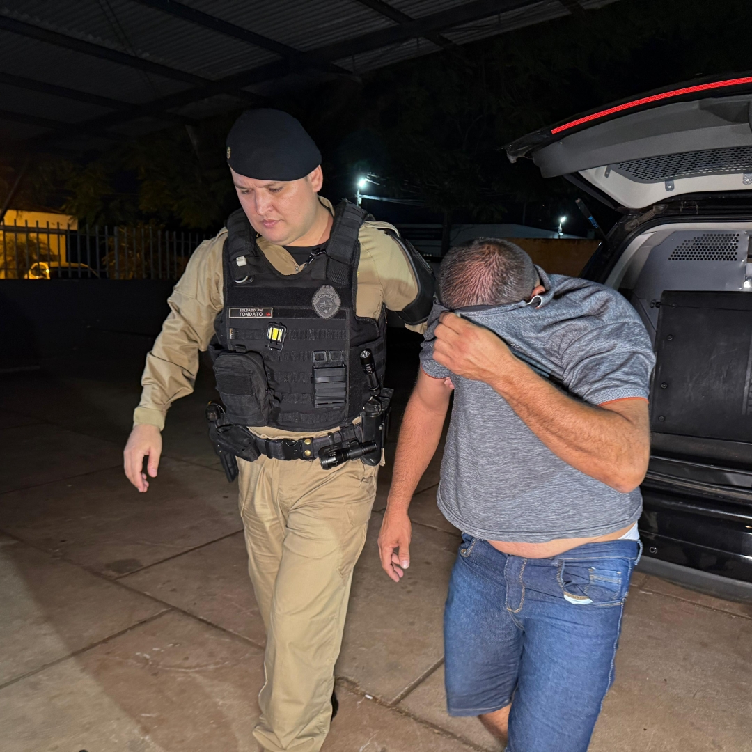 Morador de Paiçandu é preso em posse de armas de fogo no centro de Sarandi