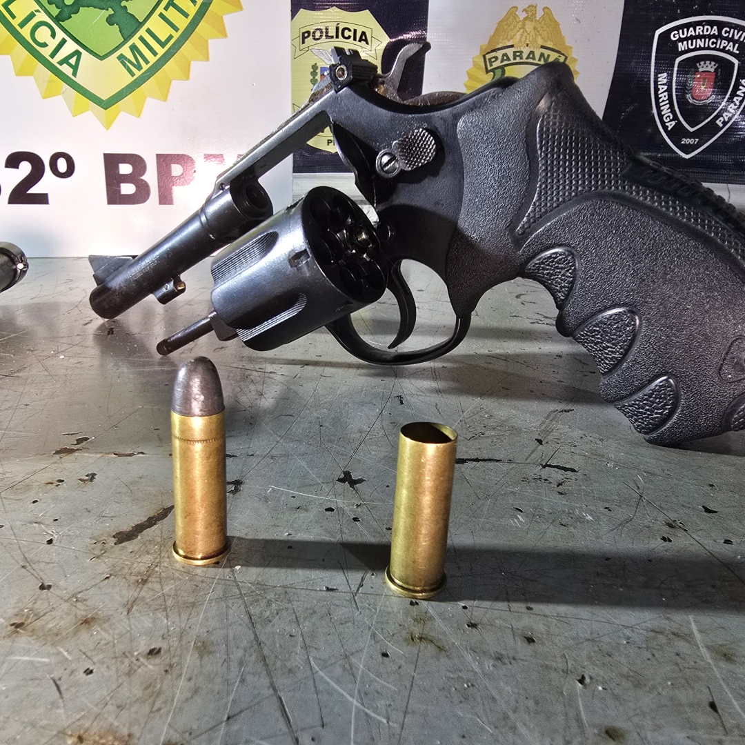 Morador de Paiçandu é preso em posse de armas de fogo no centro de Sarandi