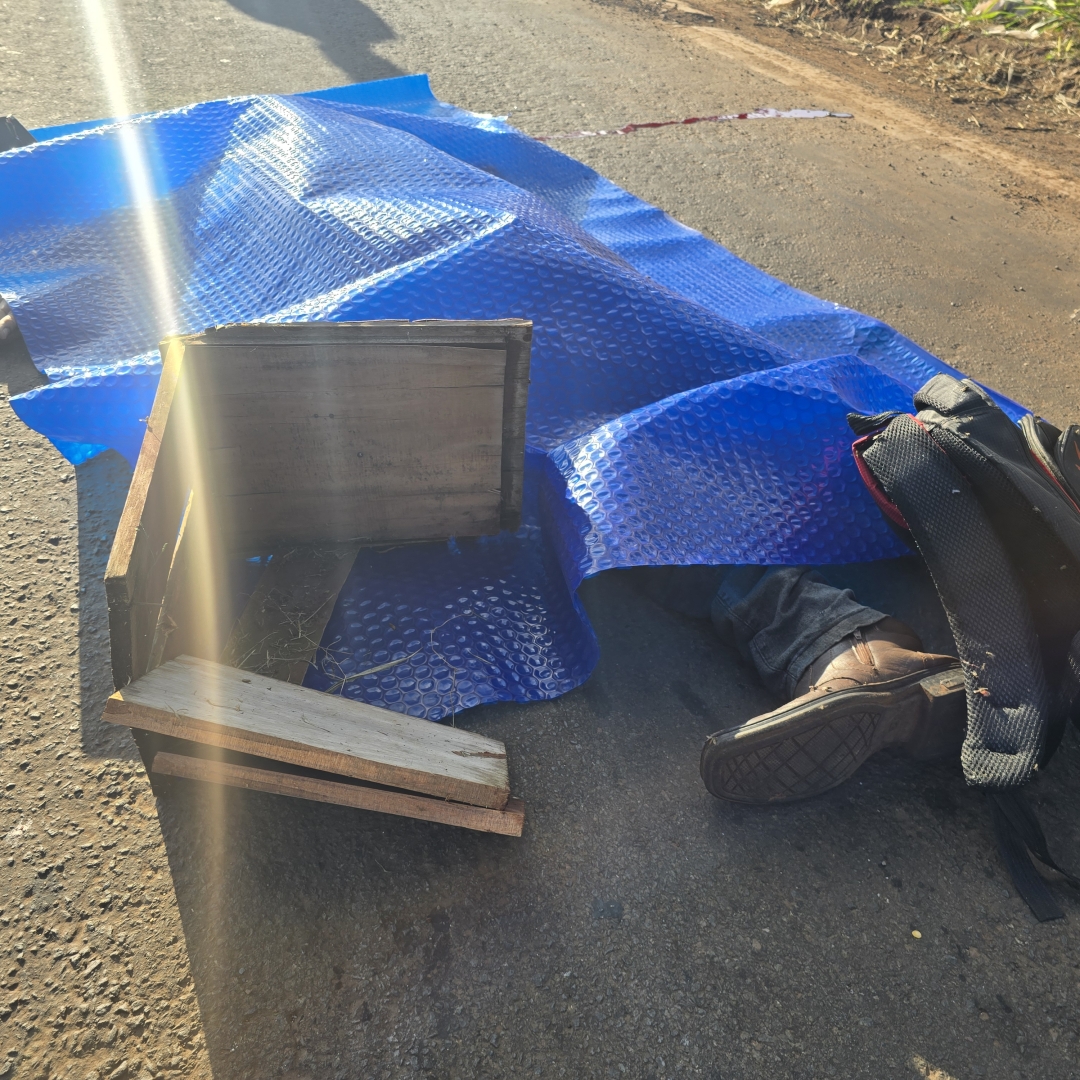 Homem morre ao ser atropelado por carro na rodovia BR-376, em Maringá