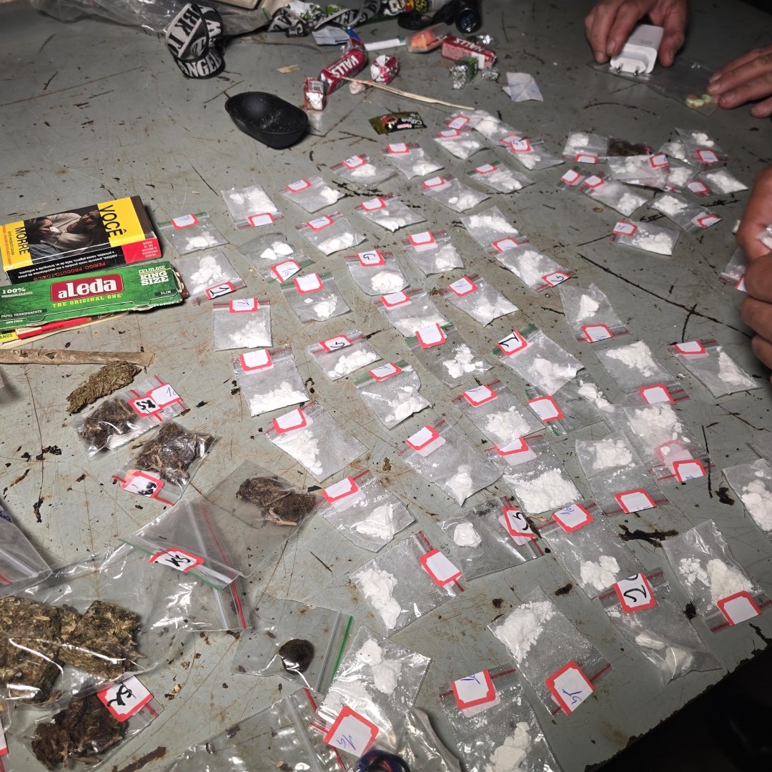 Morador de São Paulo que estava traficando drogas em Maringá é preso pela Guarda Municipal