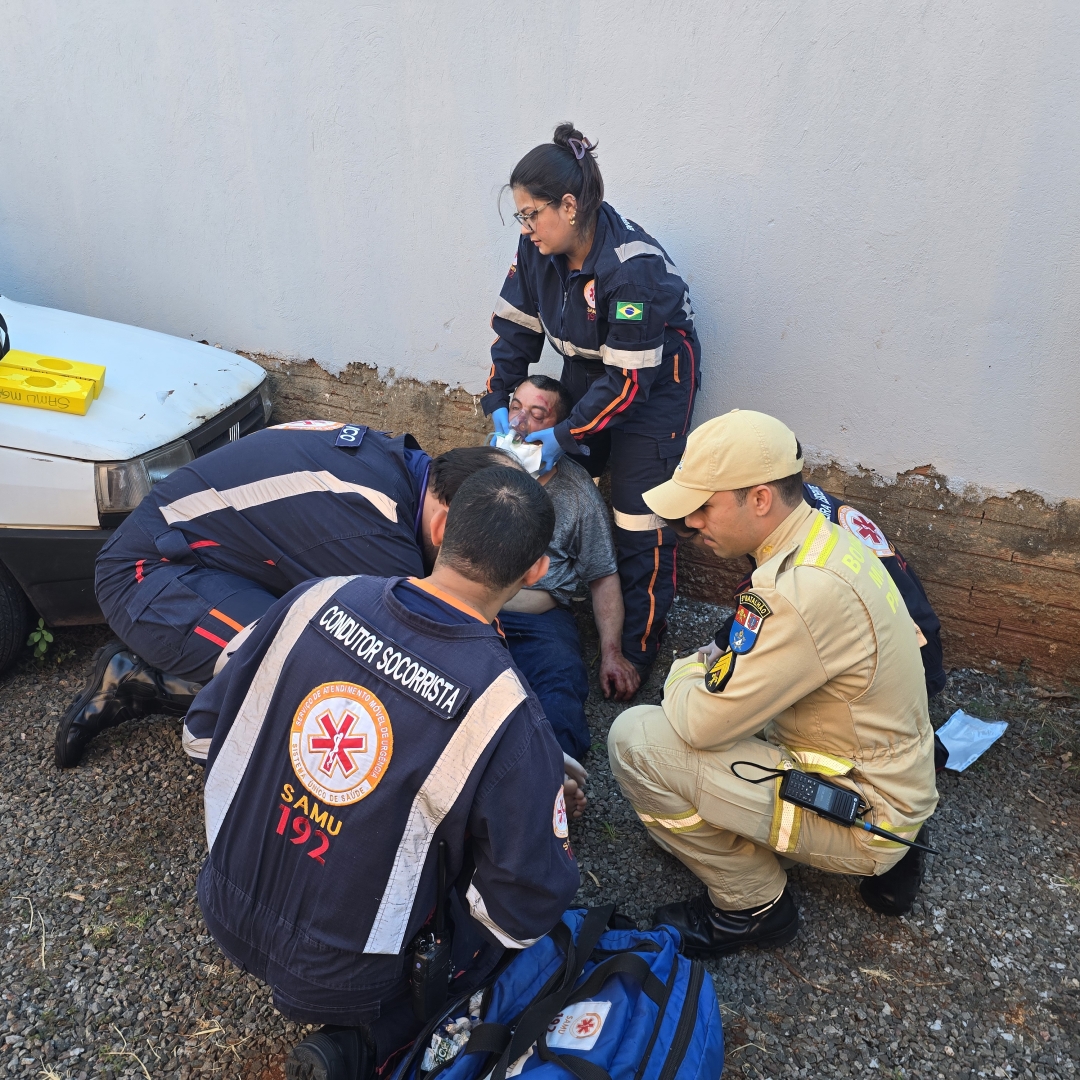 Motociclista sofre acidente no Jardim Everest, em Maringá