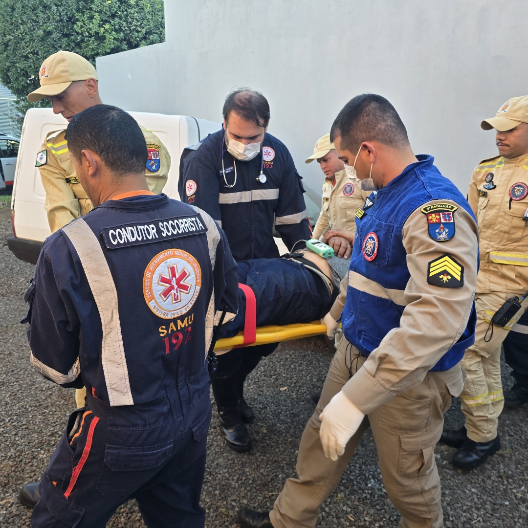 Motociclista sofre acidente no Jardim Everest, em Maringá