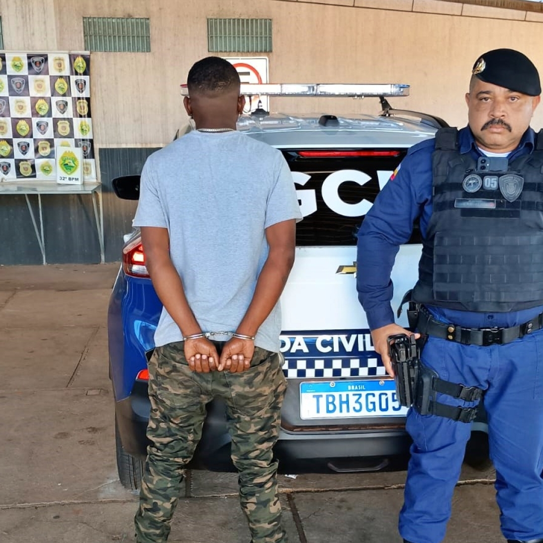 Foragido da justiça é preso pela Guarda Municipal na Vila Olímpica