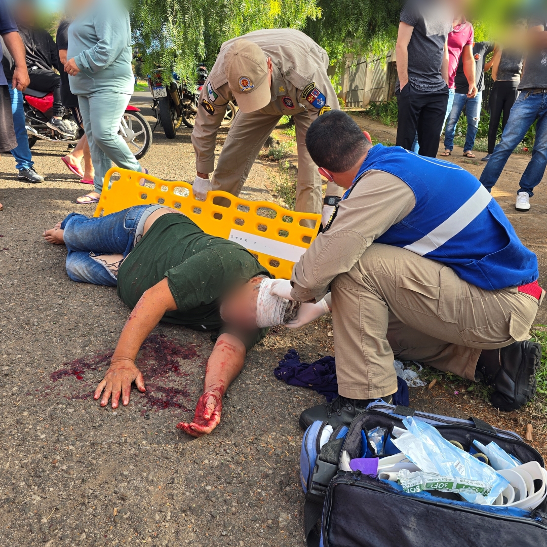 Homem de 55 anos que sofreu acidente de moto no domingo morre no hospital