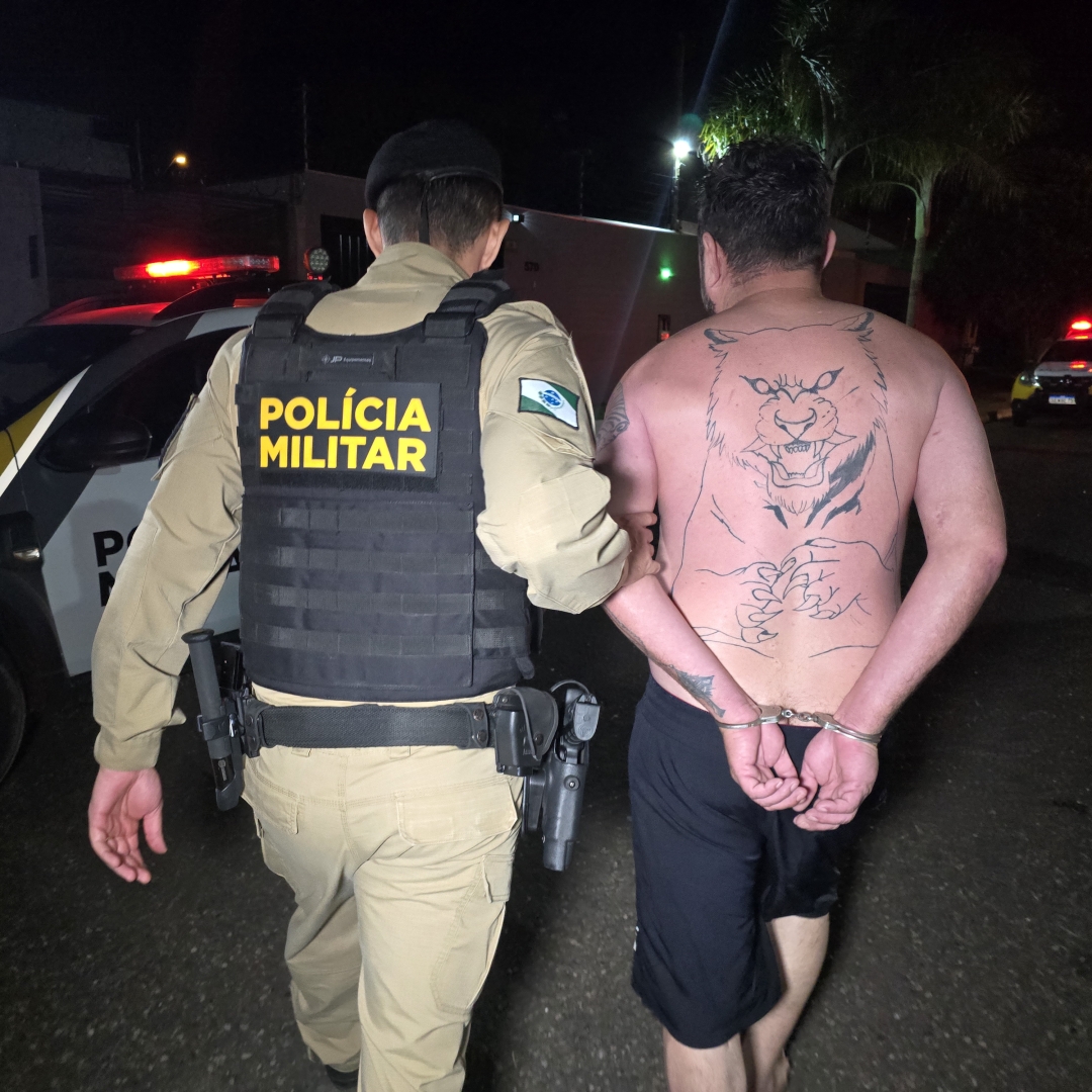Homem com mandado de prisão é preso em flagrante por colocar fogo no corpo da esposa