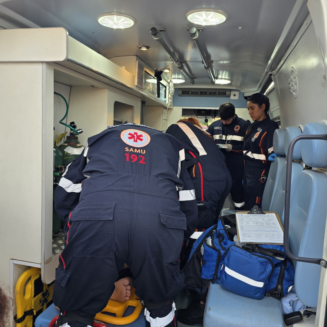 Idoso sofre acidente grave durante o feriado na cidade de Sarandi