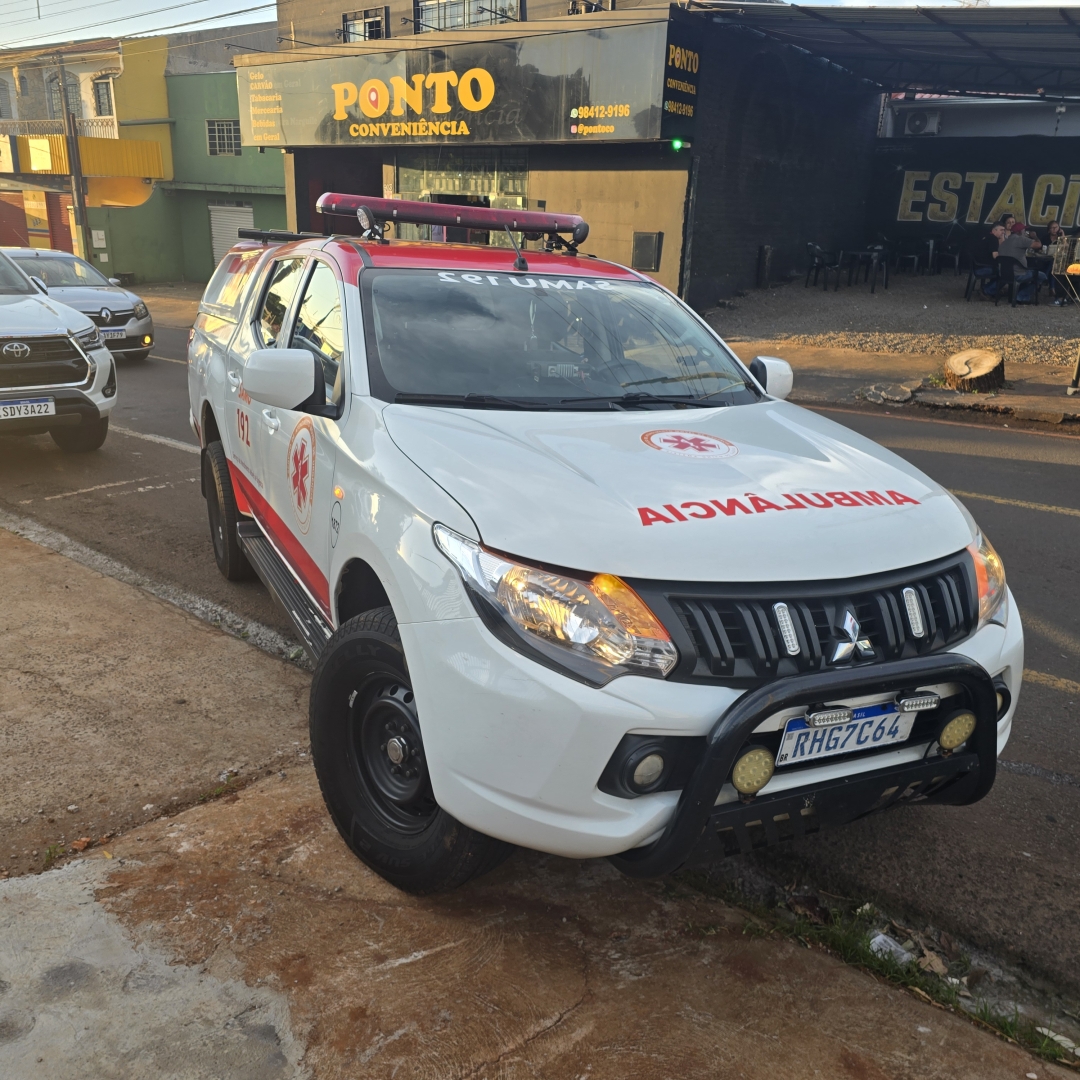 Idoso sofre acidente grave durante o feriado na cidade de Sarandi