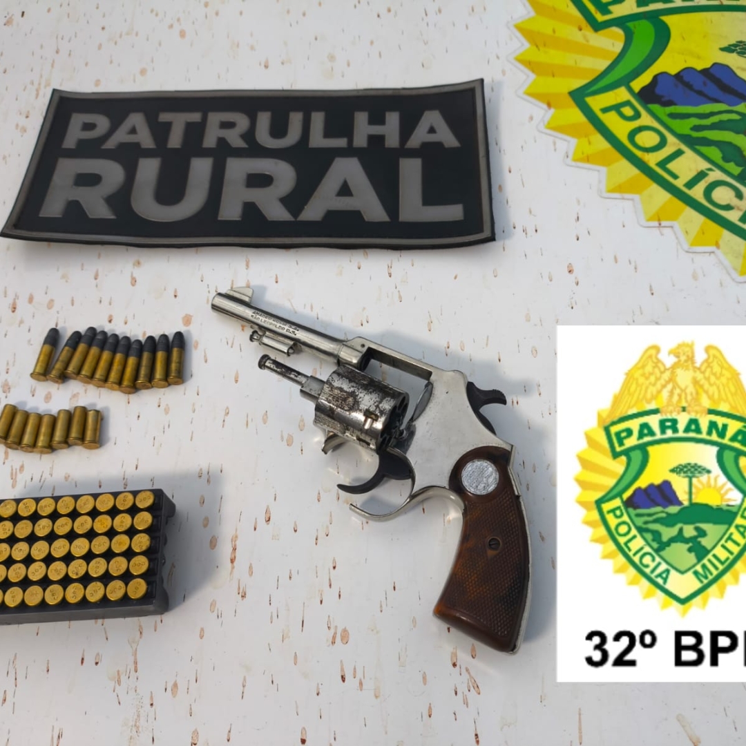 Homem de 54 anos é preso com arma de fogo em Marialva
