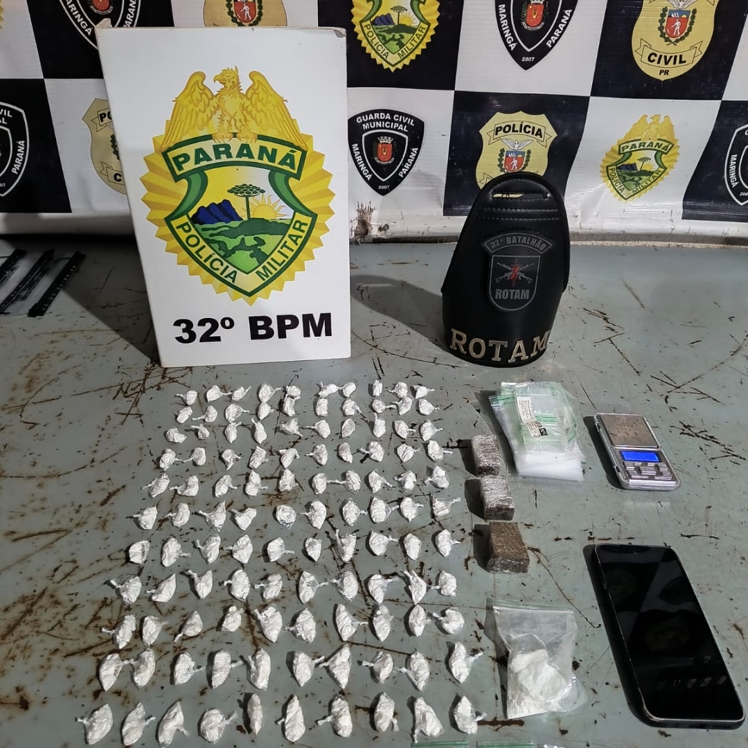 Polícia Militar do 32º Batalhão de Sarandi prende traficante que estava com mandado de prisão