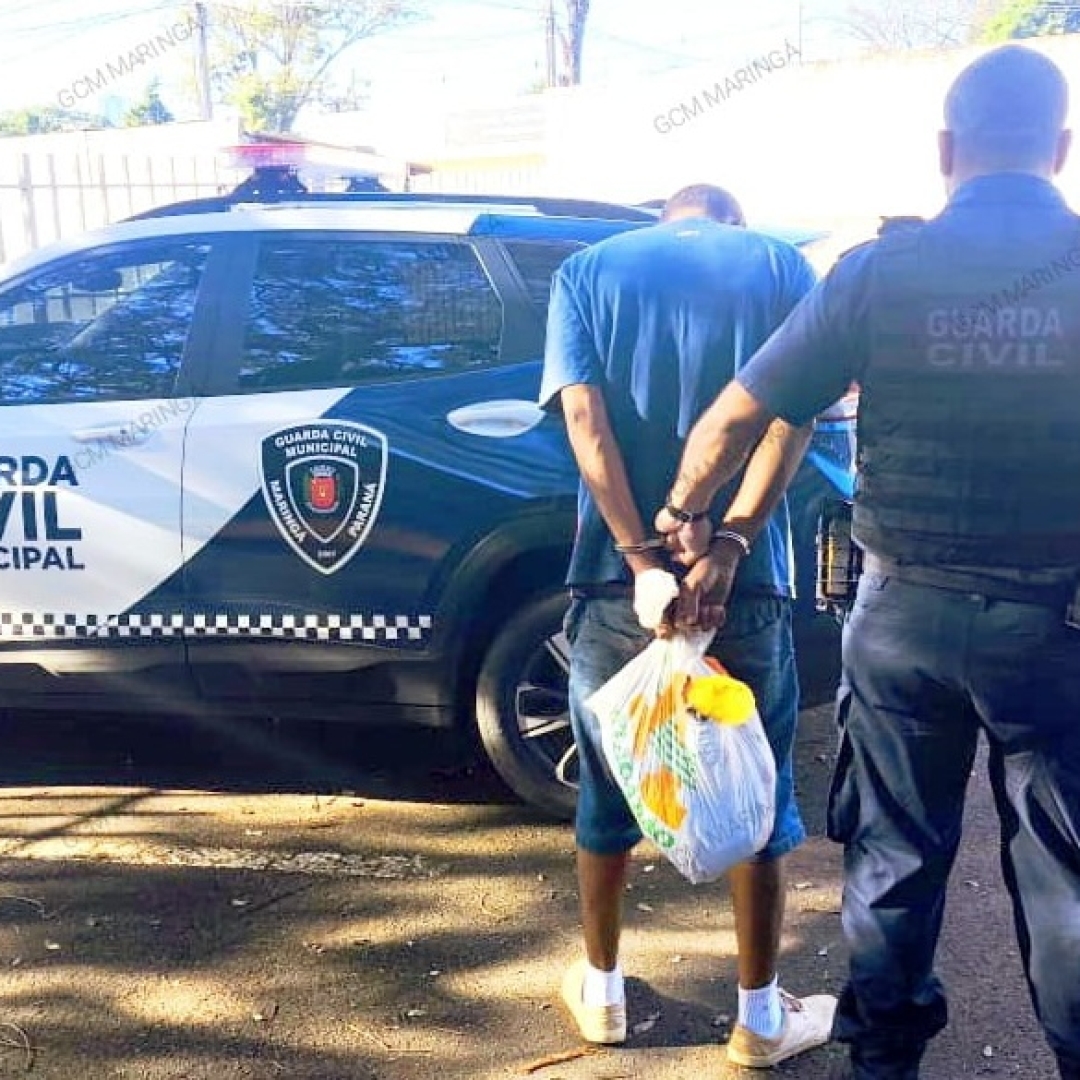 Foragido de São Paulo é capturado pela Guarda Civil Municipal de Maringá