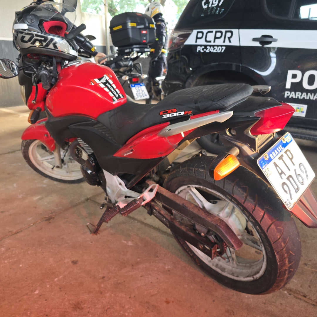 Vigilante que fugiu de agentes de trânsito com moto adulterada é preso em Maringá