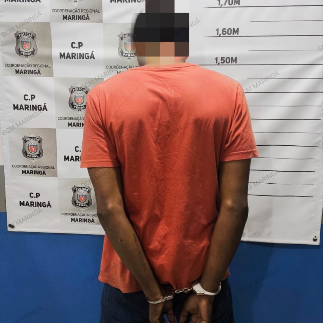 Homem com mandado de prisão por homicídio é capturado pela Guarda Municipal de Maringá