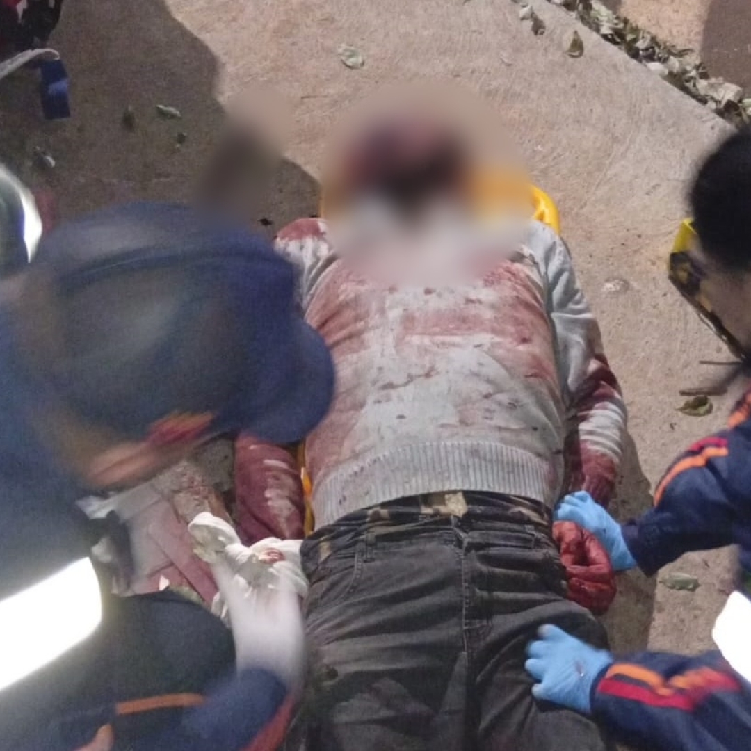 Homem é socorrido após ser espancado brutalmente em Sarandi