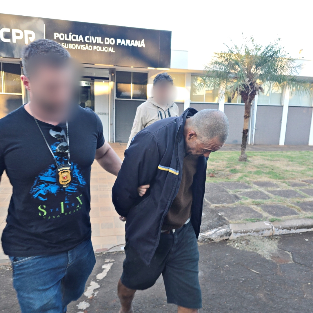 Suspeito de torturar e matar idoso é preso por policiais civis de Maringá