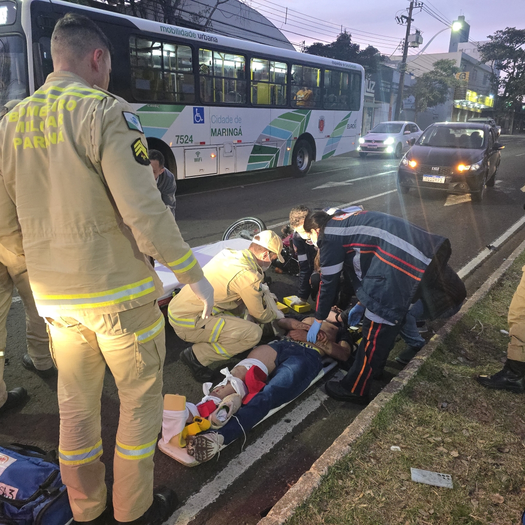 Motorista provoca acidente grave na Avenida 19 de Dezembro e depois foge do local
