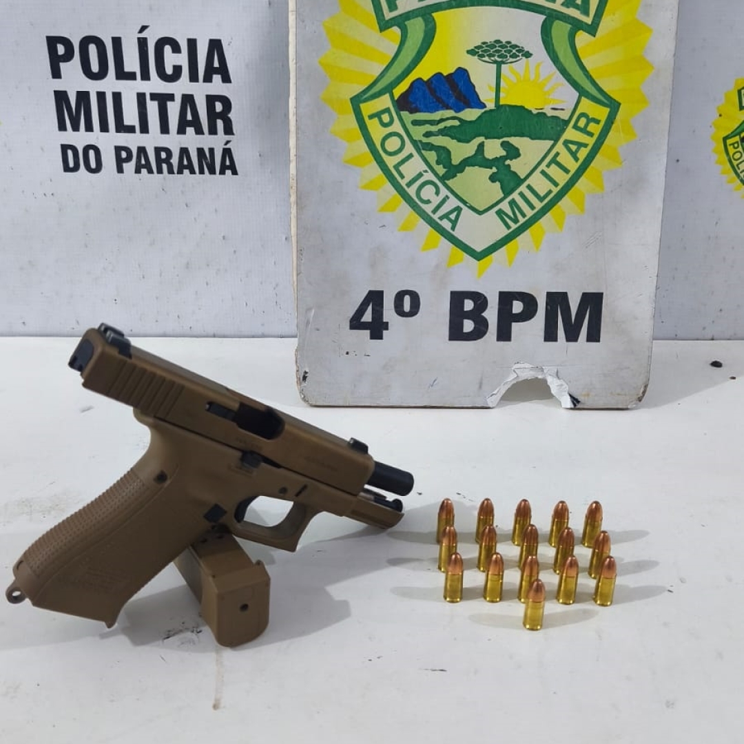 Homem com pistola de uso restrito é preso em boate de Maringá