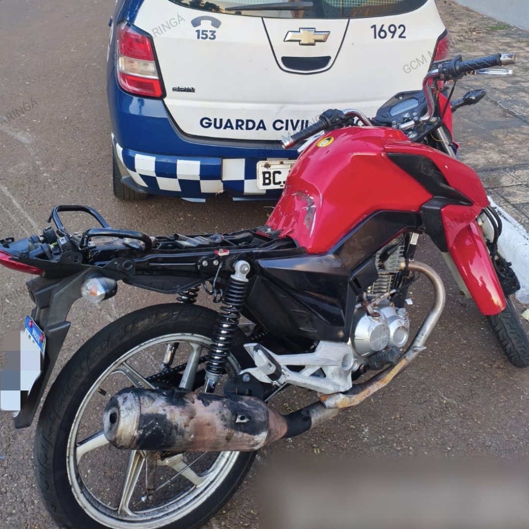 Homem sem habilitação é abordado com moto com quase 40 mil em débitos