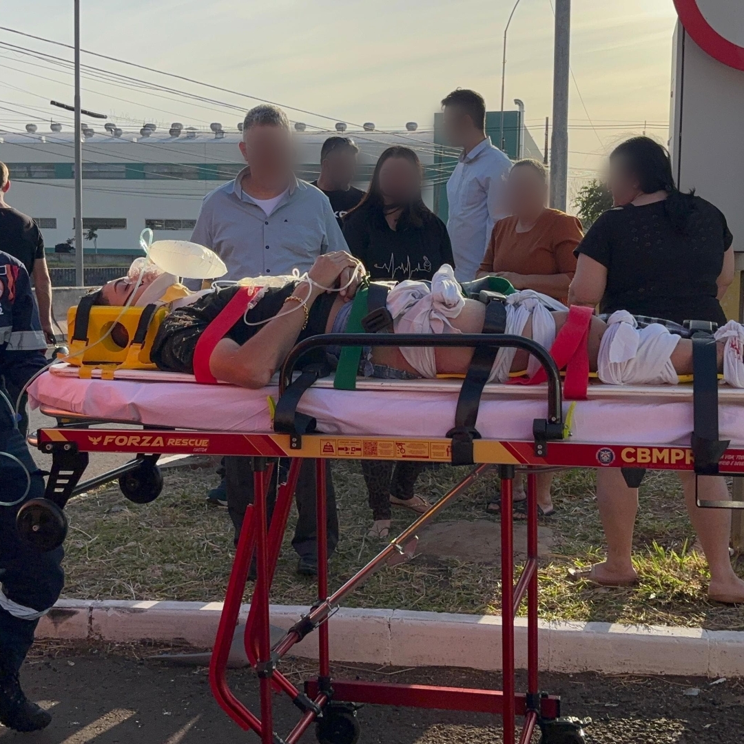 Motociclista de 18 anos sofre acidente gravíssimo no Conjunto Requião