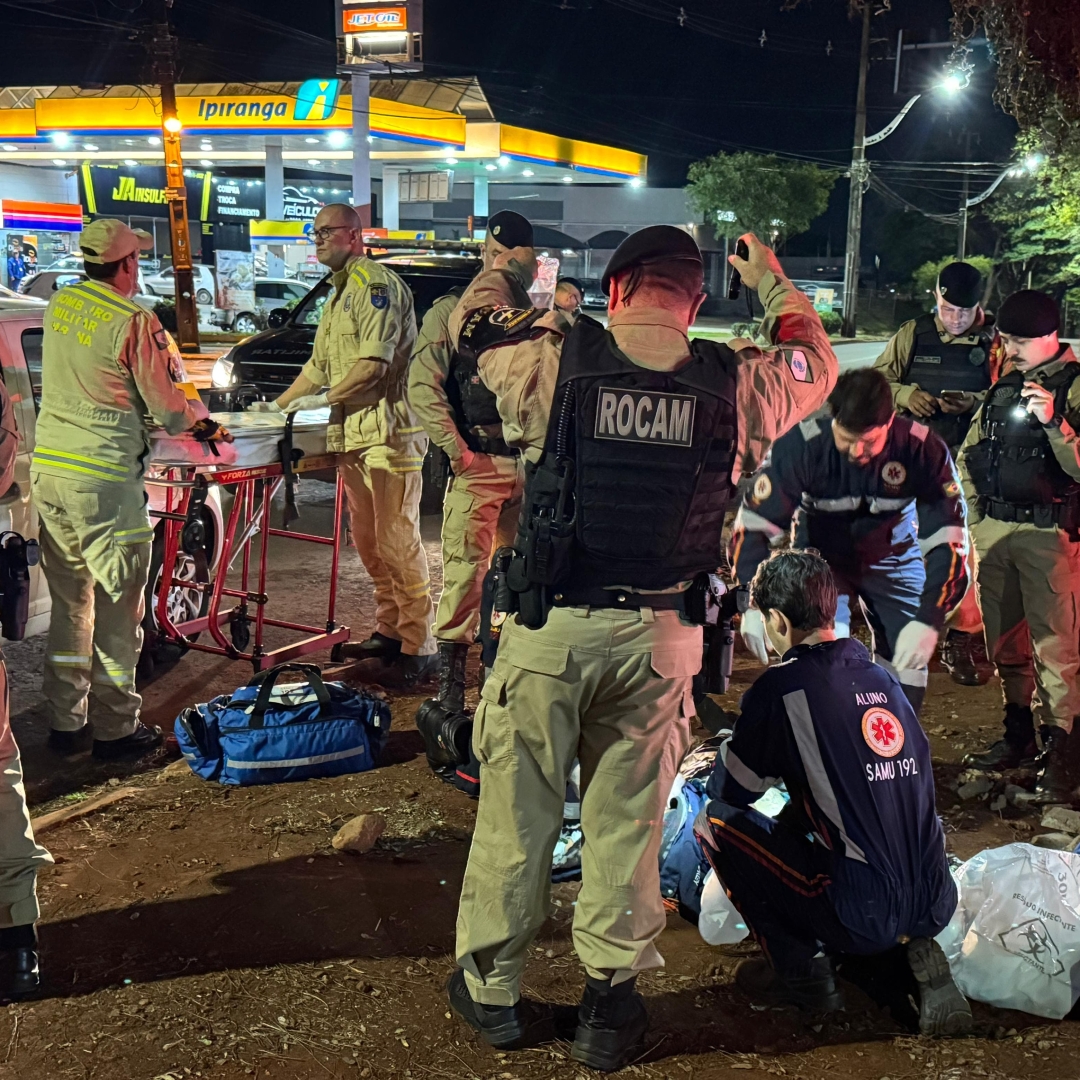 Motociclista de 22 anos é intubado ao sofrer acidente gravíssimo na Avenida Tuiuti