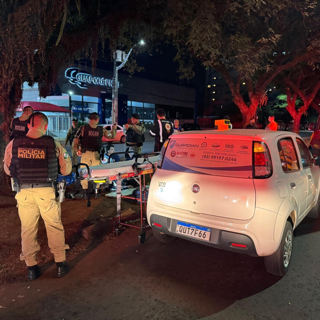Motociclista de 22 anos é intubado ao sofrer acidente gravíssimo na Avenida Tuiuti