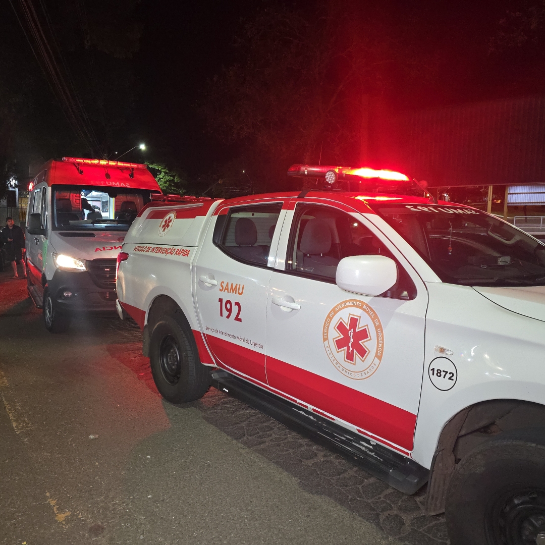 Homem é entubado após ser ferido por faca em Maringá