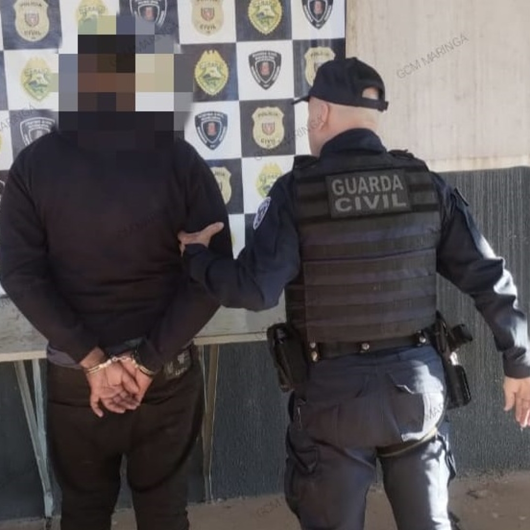 Homem é preso em Maringá após descumprir medida protetiva contra ex-mulher