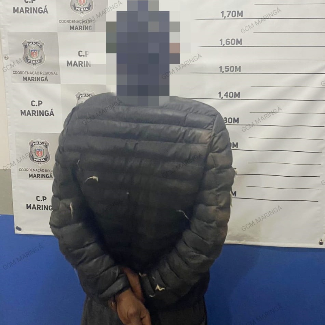 Foragido da Justiça é preso durante abordagem da Guarda Municipal de Maringá