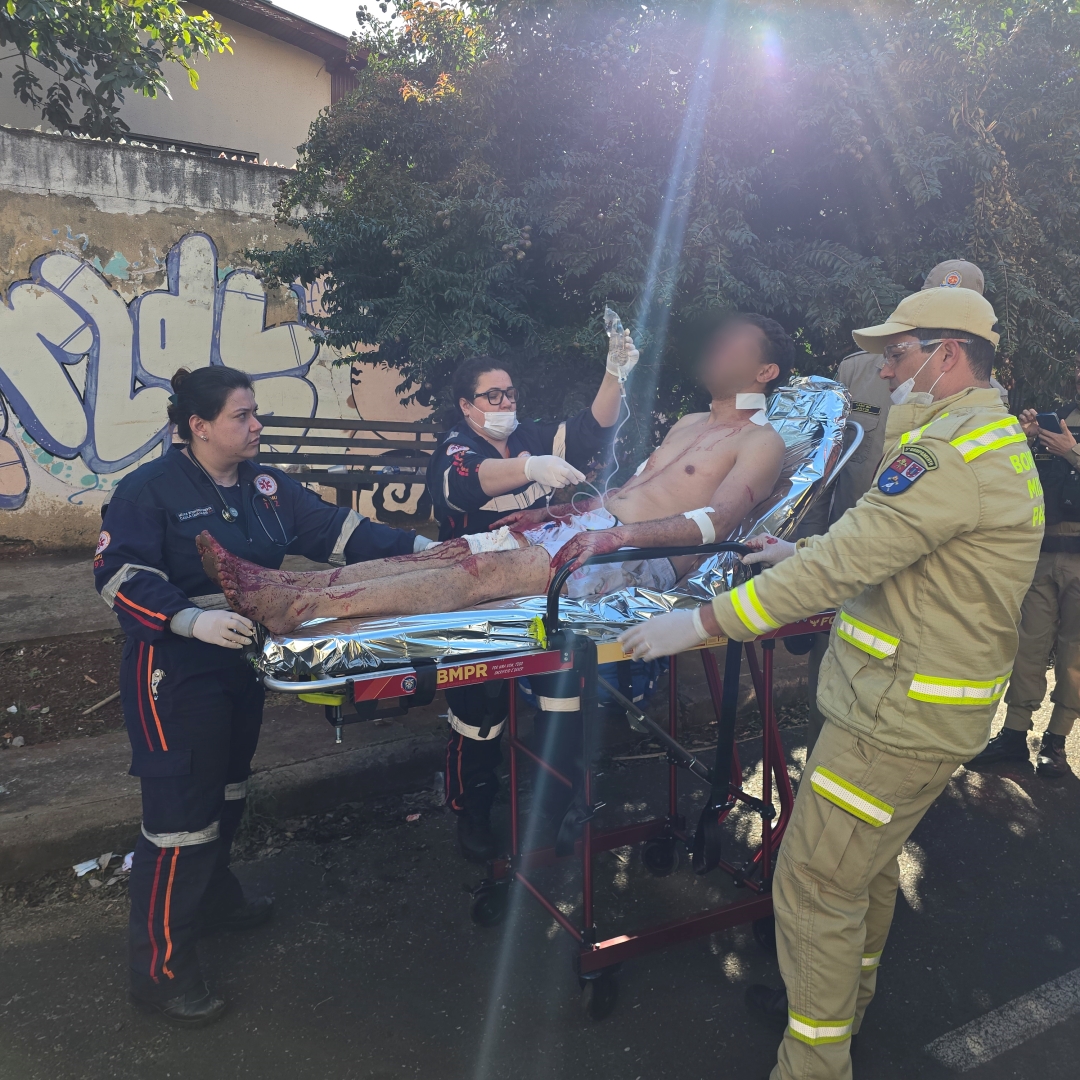 Homem de 33 anos é ferido por vários golpes de faca na zona 7