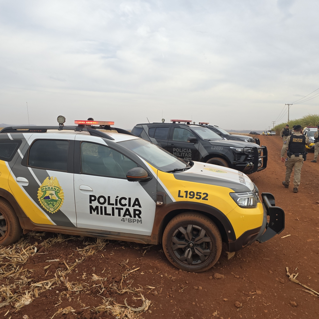 Membros de uma quadrilha são presos após roubo em propriedade rural em Mandaguaçu