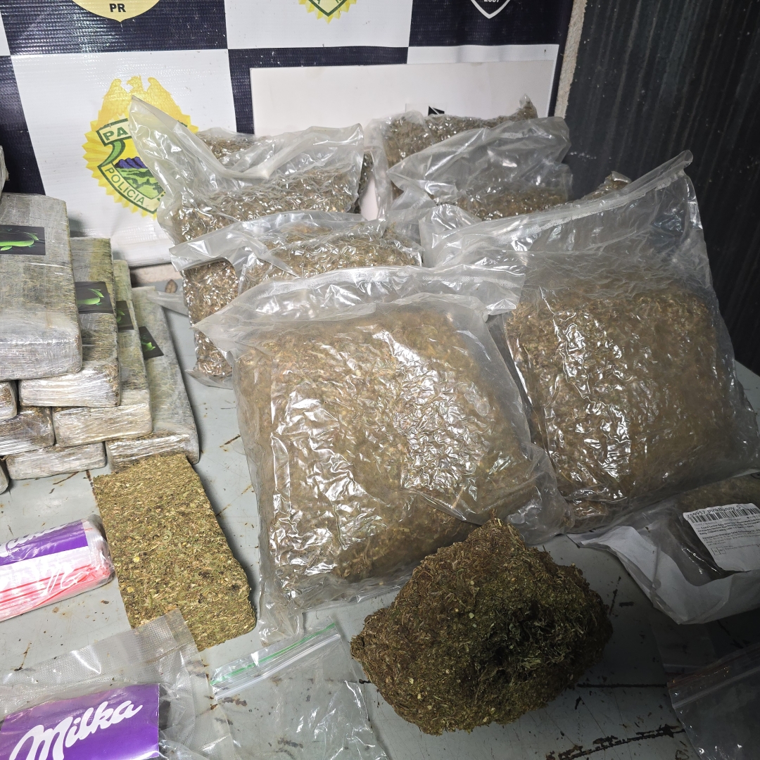 Traficantes de Sarandi são presos com grande quantidade de drogas e arma 