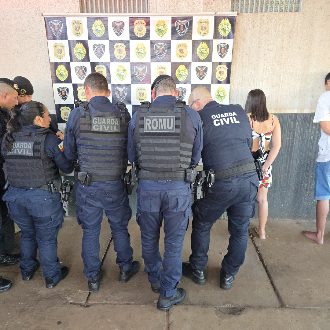Guarda Municipal de Maringá prende casal com grande quantidade de drogas