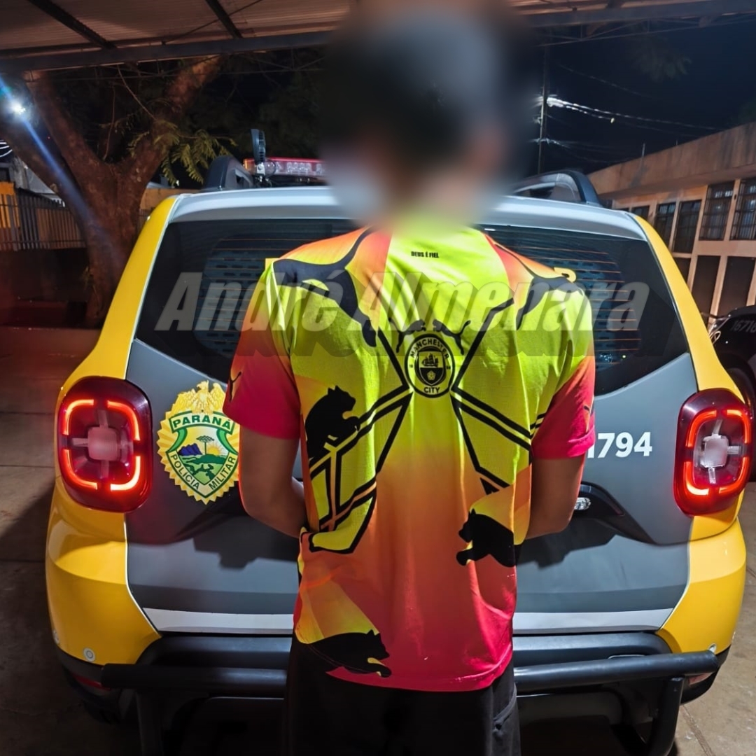 Adolescente envolvido em homicídio é preso pela Polícia Militar de Maringá