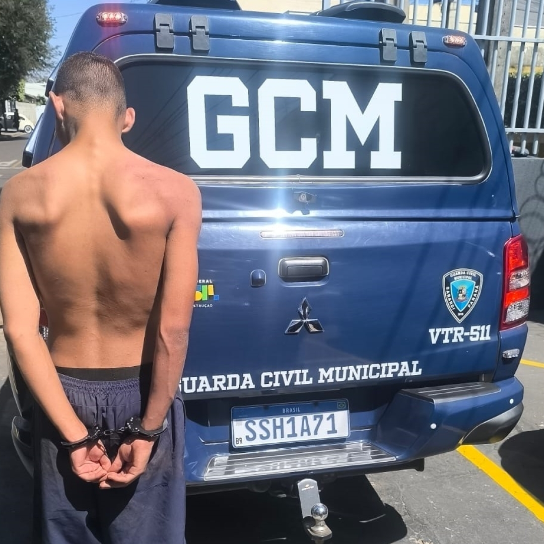 Guarda Municipal de Sarandi prende ladrão de moto com ajuda de drone