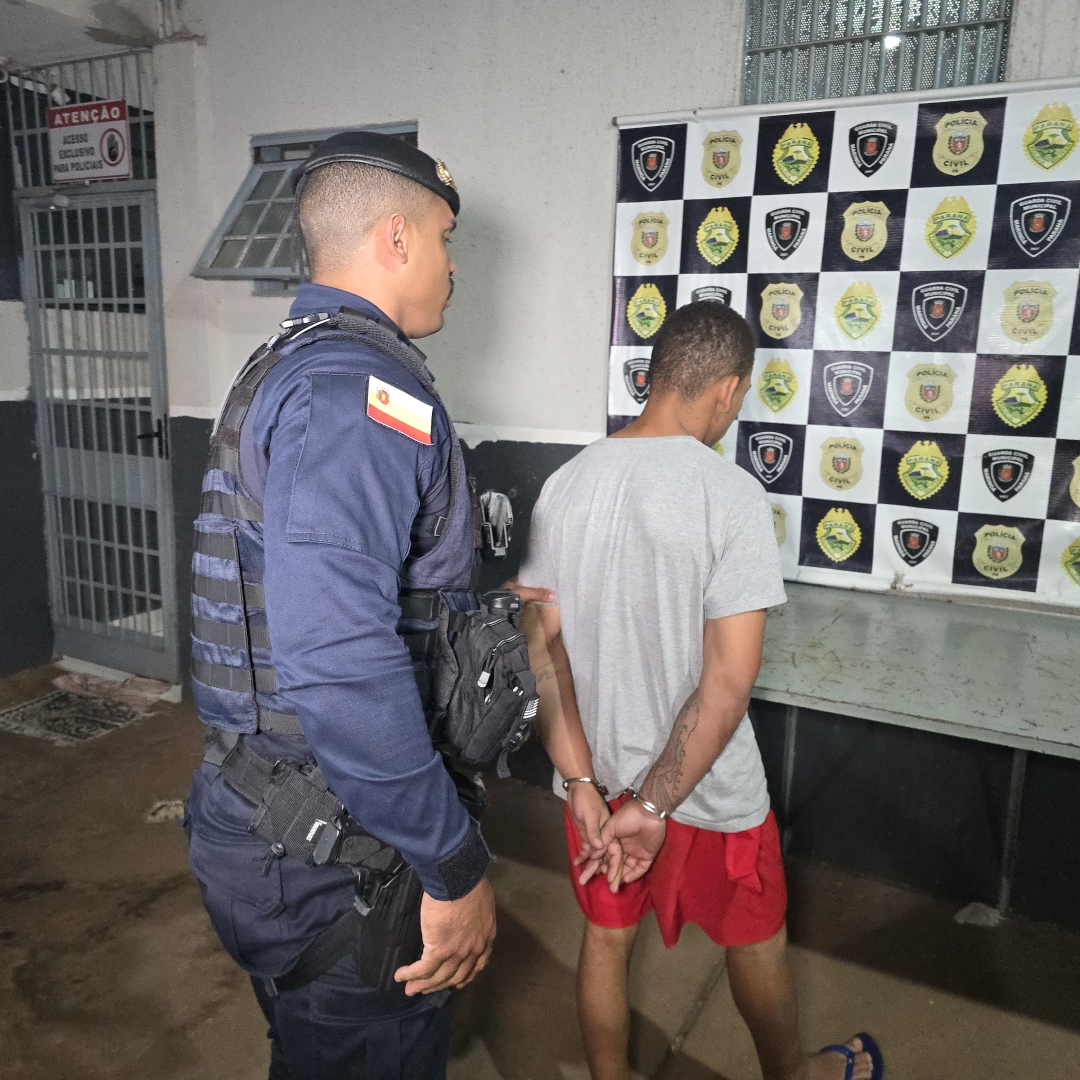 Autor de tentativa de homicídio no Distrito de Floriano é preso em seguida pela Guarda Municipal